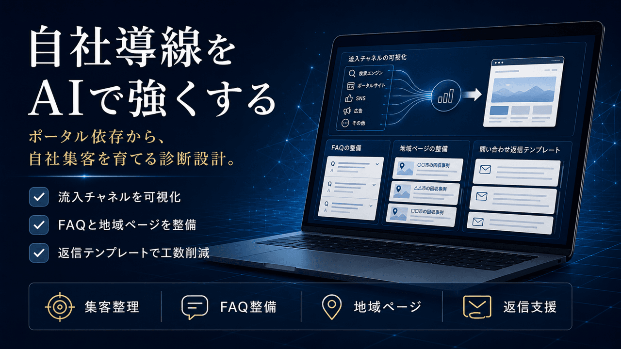 リユース事業者の集客・AI活用導入診断のサムネイル